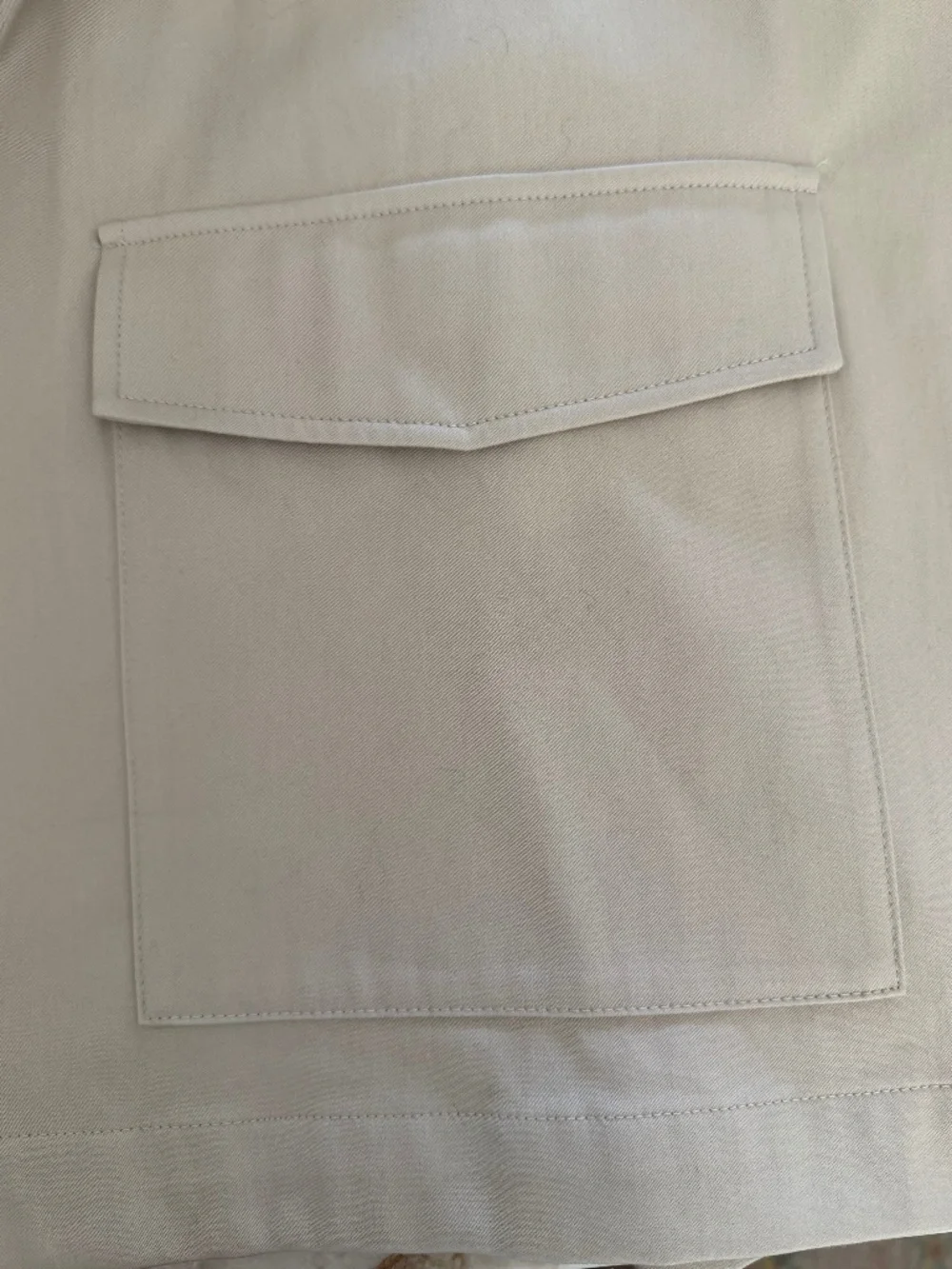 Vince Men's Short Cotton Mac Coat XXL
